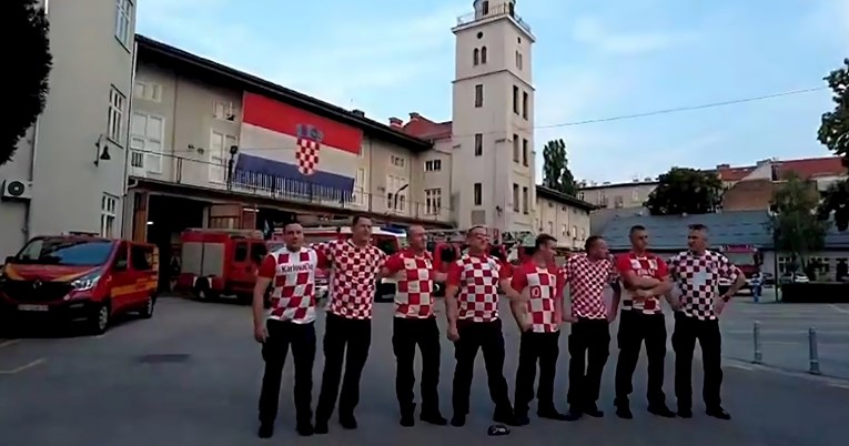 Zagrebački vatrogasci snimili video za Vatrene i oduševili: "Tko im bude javio..."