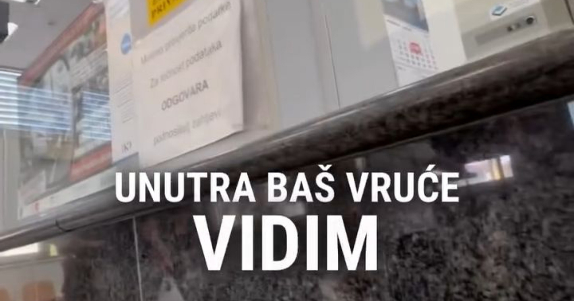 Video iz policijske postaje u Karlovcu: "Vi se hladite, a djeca vani čekaju na +40"