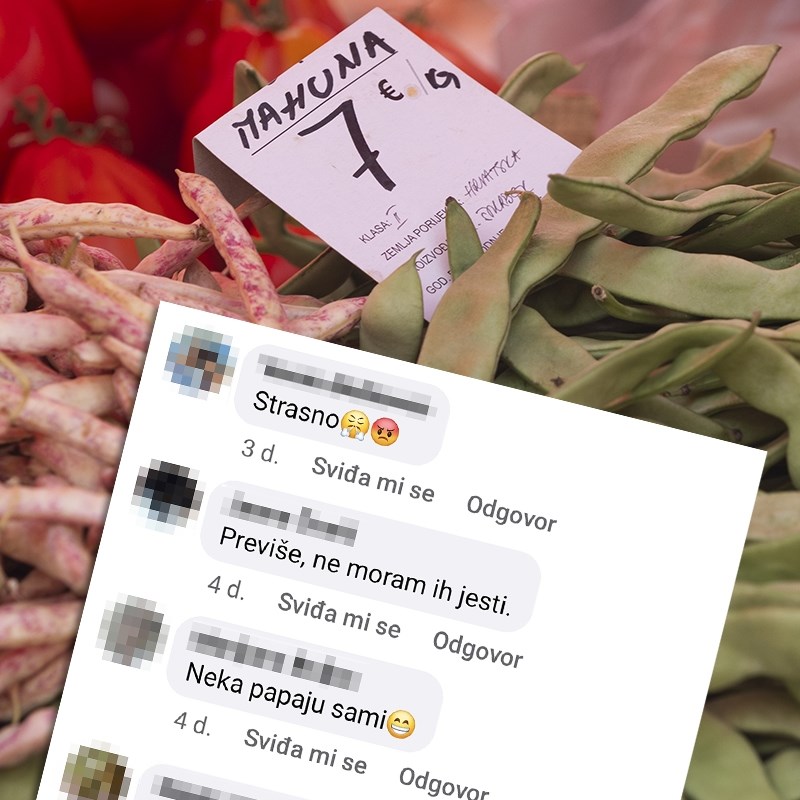 Čitatelji o pretjeranoj cijeni mahuna: "Za te novce kupim 2 kile mesa i svi siti"