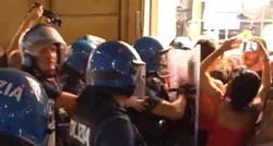 Prosvjednici u Italiji upali na predizborni skup desničarke, sukobili se s policijom