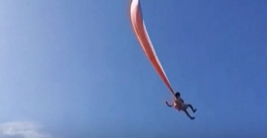 VIDEO Djevojčica na Tajvanu puštala zmaja, jači vjetar ju je odnio u zrak