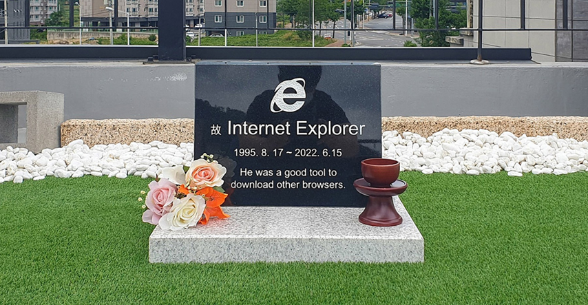 Spomenik Internet Exploreru u Koreji postao je hit, zna se tko ga je napravio i zašto