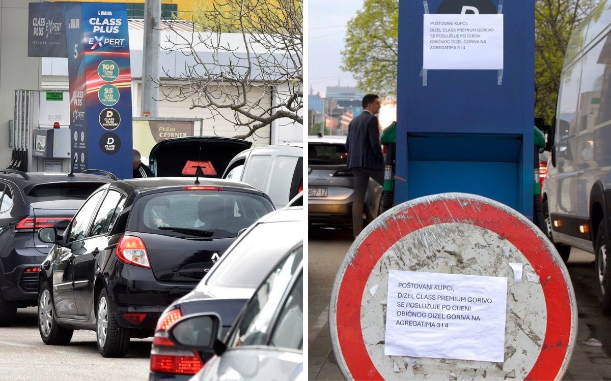 VIDEO I FOTO Gužve na benzinskima uoči poskupljenja. Nestašica dizela i u Zagrebu