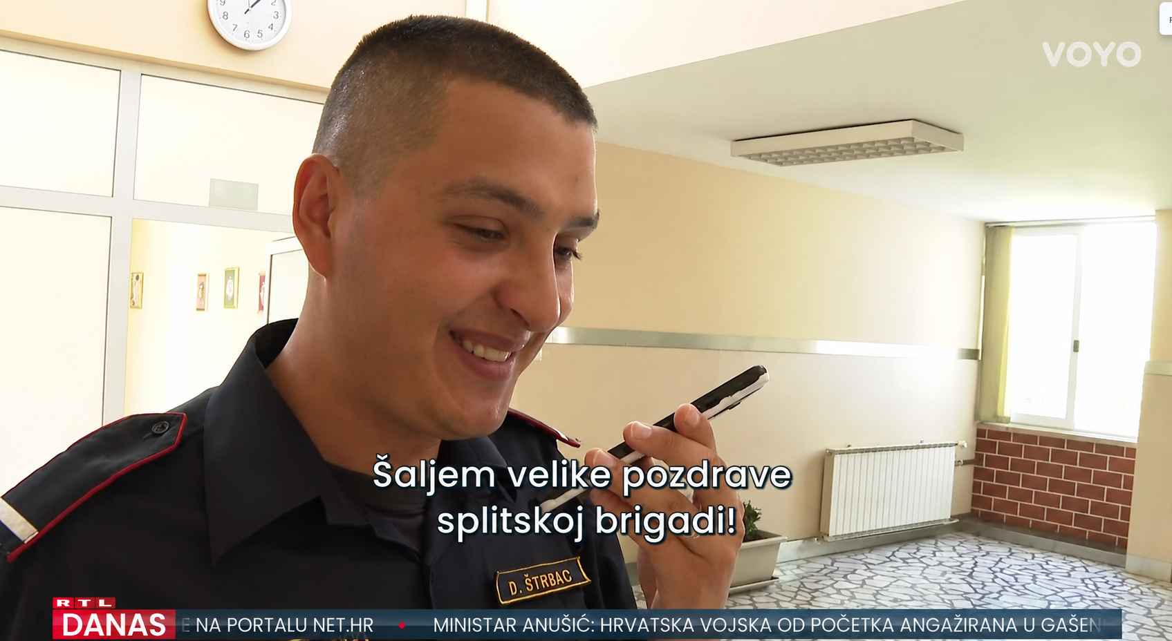 Hrabrom vatrogascu Juri puknuo bubnjić u strašnom požaru u Omišu. Javio se iz bolnice
