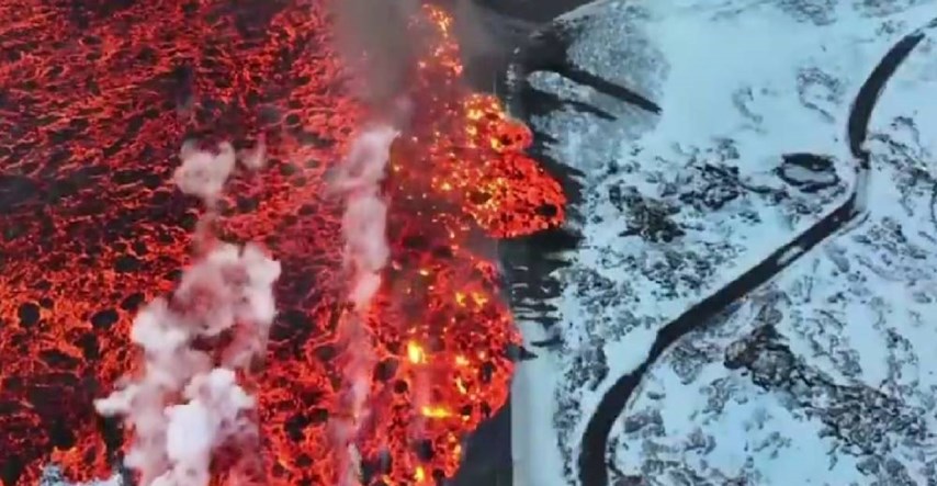 VIDEO Nova erupcija vulkana na Islandu, lava se izlijeva na ceste