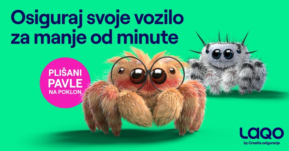 Osiguraj vozilo i LAQO ti poklanja plišanog Pavle Pauqa