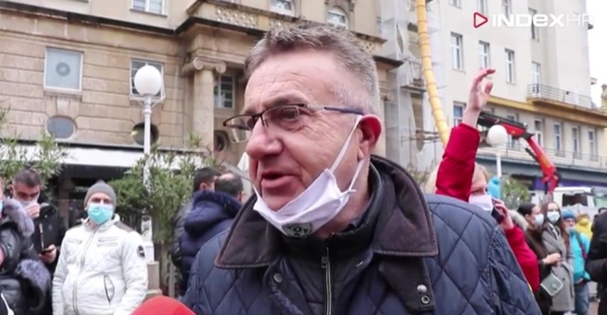 Blaž iz Večernje škole na prosvjedu poduzetnika: Plenković se narugao svom narodu