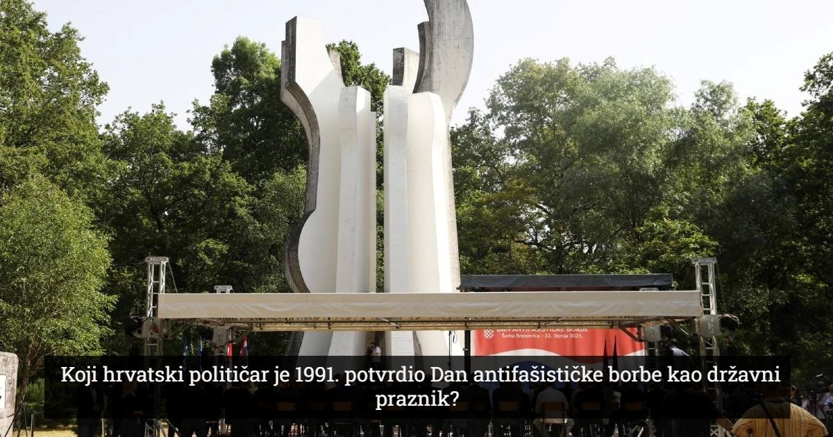 KVIZ Koliko znate o Danu antifašističke borbe?