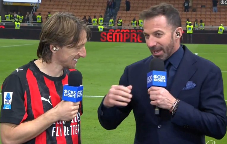 VIDEO Del Piero nasmijao Modrića nakon derbija: Uz našu hranu možeš igrati do 50.