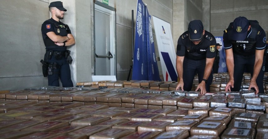 Španjolska policija zaplijenila skoro tonu kokaina. Pripadala je Balkanskom kartelu