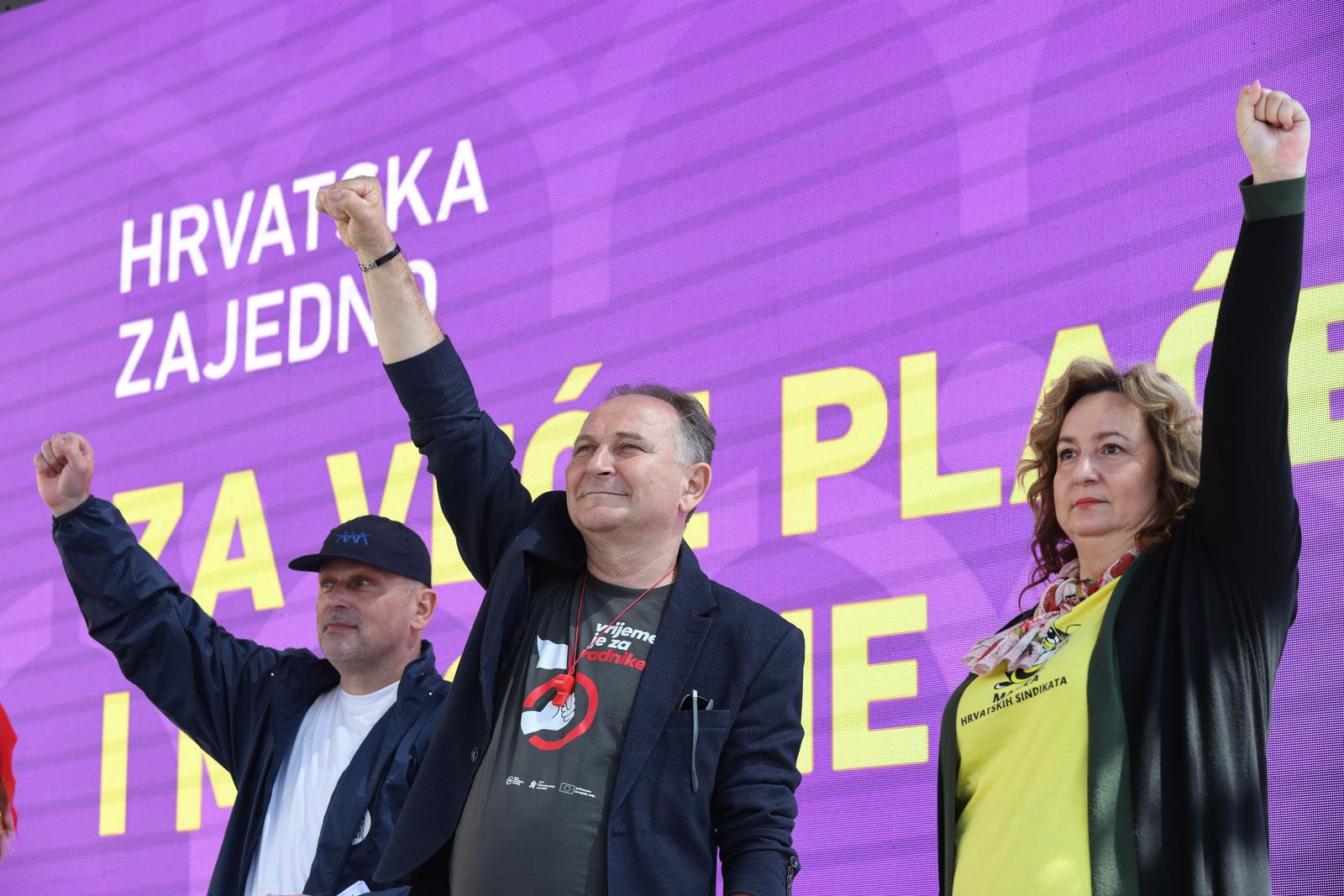 Prosvjed kojim se traži prosječna plaća od 2200 eura je glup