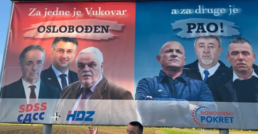 DP-u naređeno da ukloni plakat "za jedne je Vukovar oslobođen, a za druge je pao"