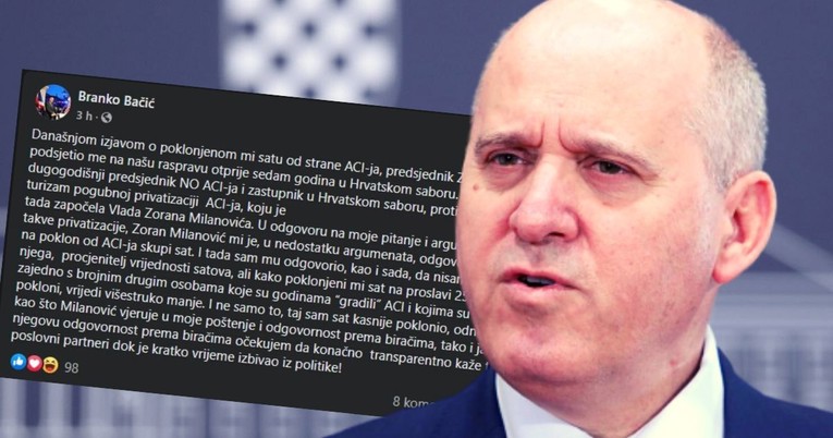 Bačić odgovorio Milanoviću