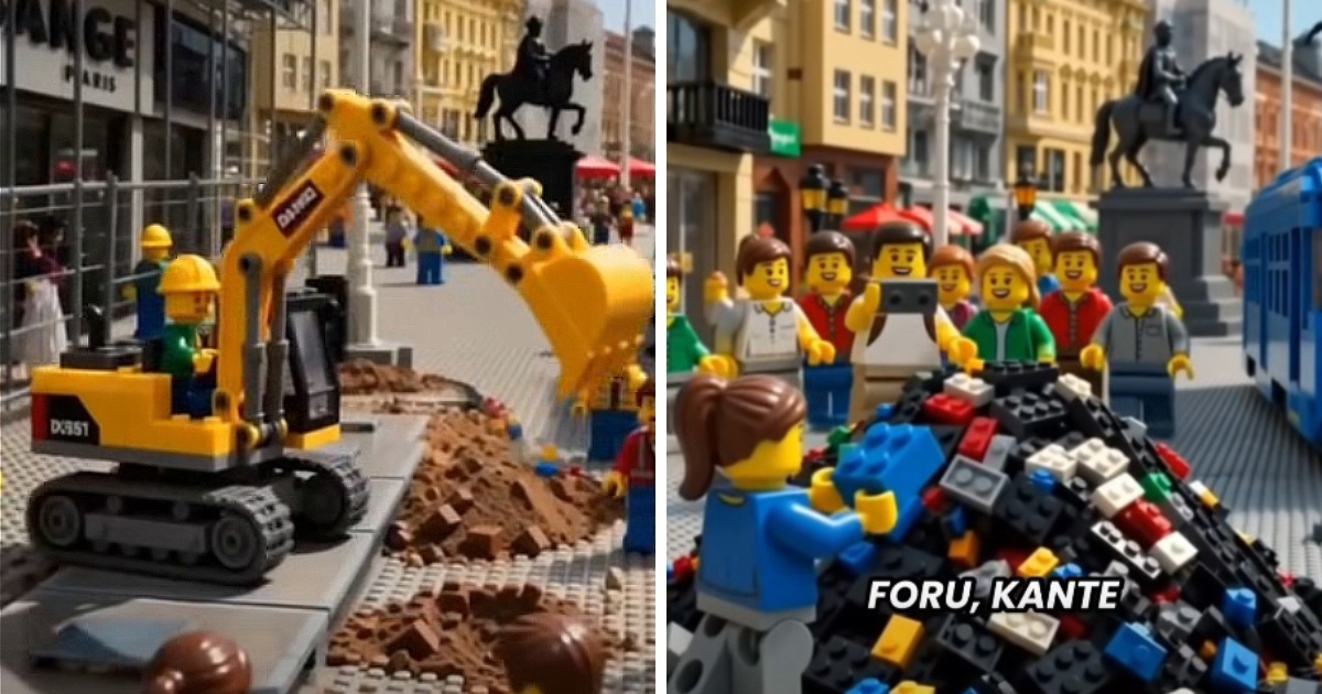 VIDEO HDZ objavio LEGO crtić o spremnicima na Trgu, ruga se Možemo