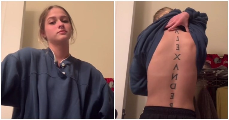 Djevojka tetovirala ime dečka preko cijelih leđa, tjedan dana poslije su prekinuli