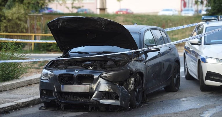 Požar na BMW-u u centru Splita je podmetnut