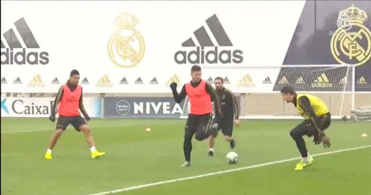 Pogledajte kako je Jović fantastičnom petom na treningu Reala namjestio gol