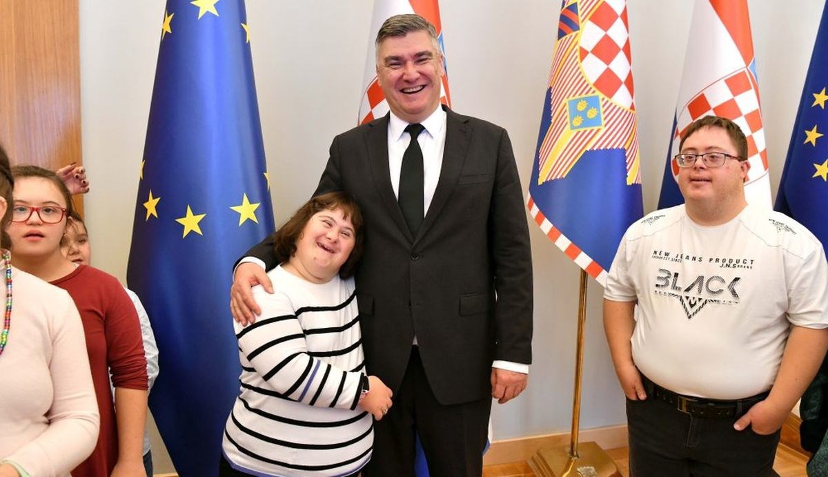 Milanović primio djecu s Down sindromom i ljude koji rade s njima