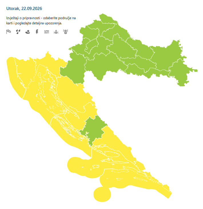 DHMZ uvodi preciznija upozorenja za vrijeme, evo što se mijenja