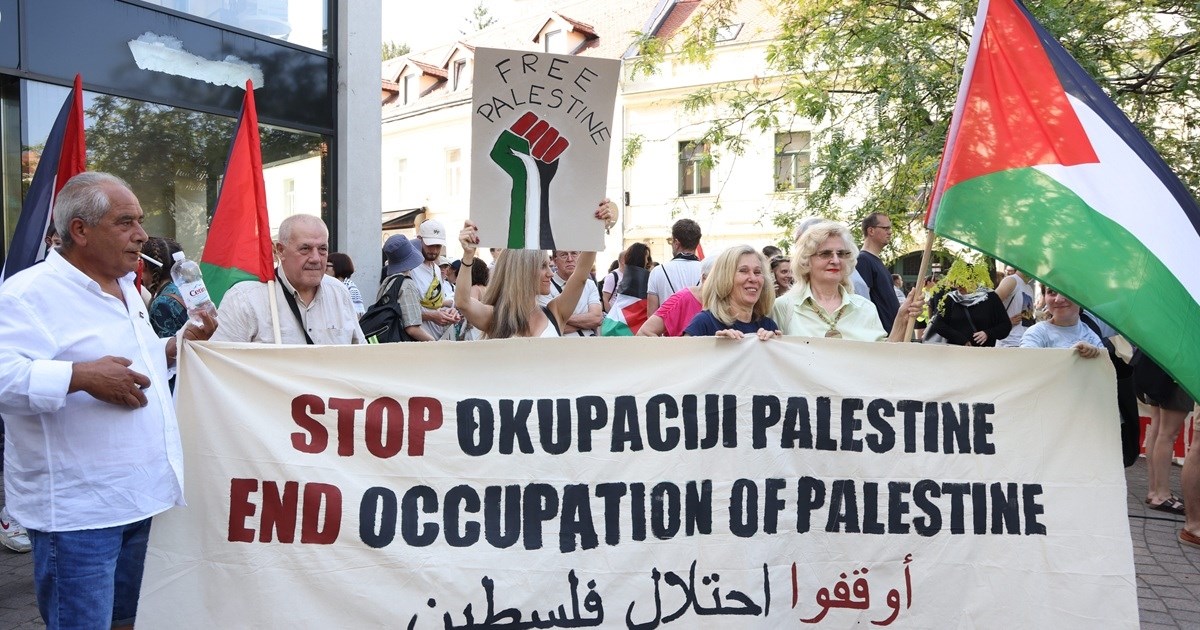 Održan Marš za Palestinu u Zagrebu. Prosvjednici prozvali Izrael zbog napada na Iran