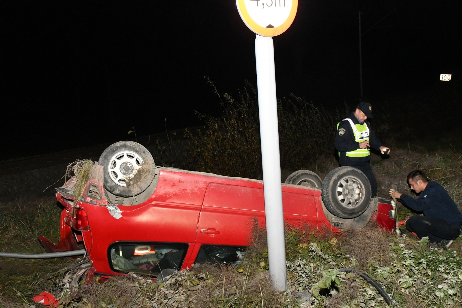 Kod Križevaca vlak naletio na auto