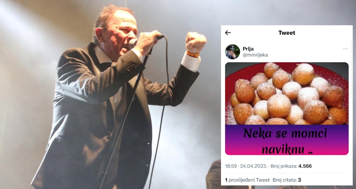 Prlja iz Leta 3 naljutio hajdukovce na Twitteru objavom: "Neka se momci naviknu"