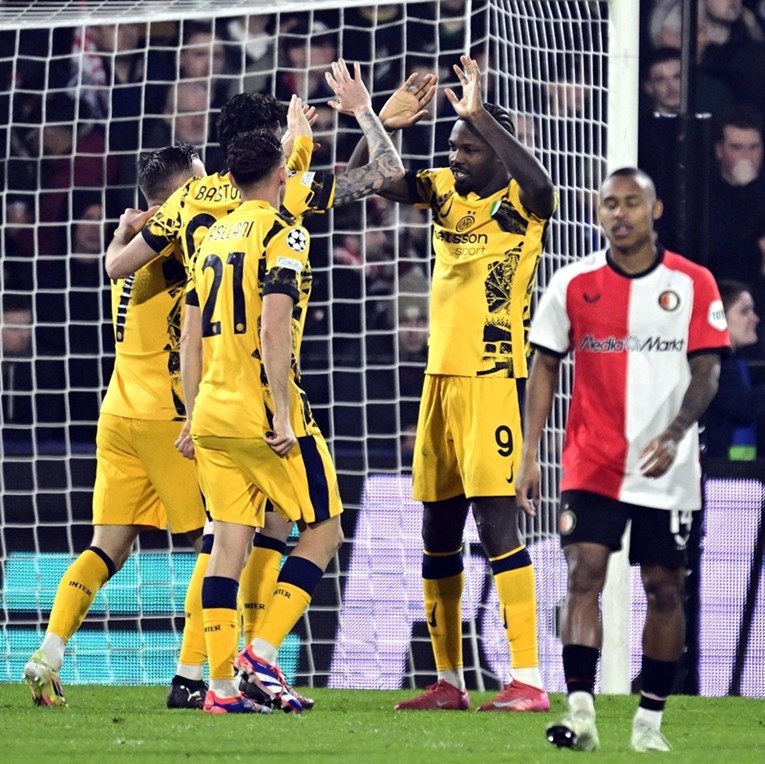 Inter pobijedio Feyenoord u osmini finala Lige prvaka. Ivanušec nije nastupio