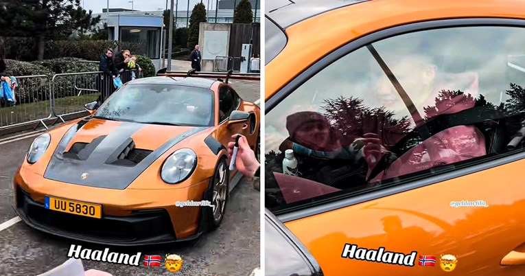 VIDEO Haaland provozao jedan od najskupljih Porschea i odbio dati autograme