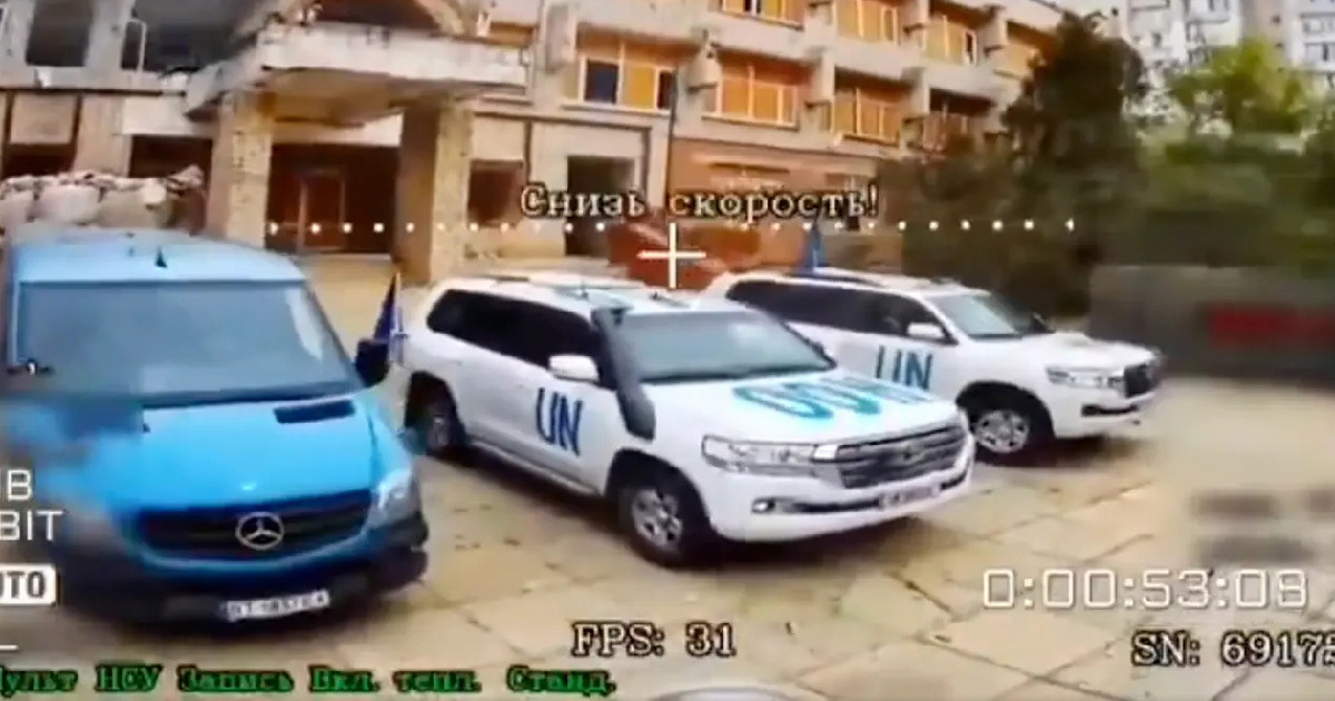 VIDEO Rusija snimila vlastiti napad dronom na UN-ovo vozilo u Hersonu