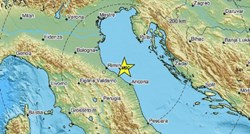Potres u Jadranu jačine 4.3 po Richteru