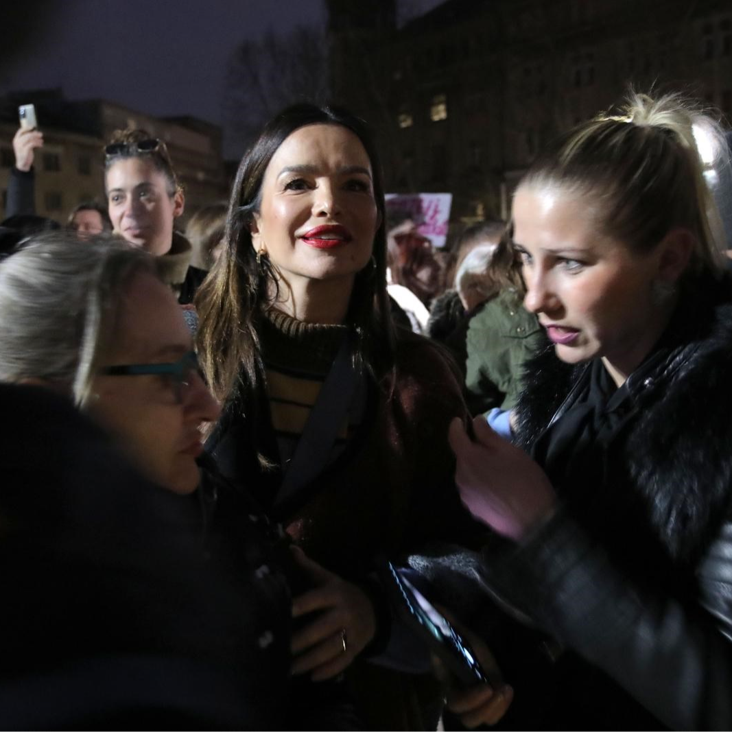 Severina marširala sa ženama u Zagrebu povodom 8. marta