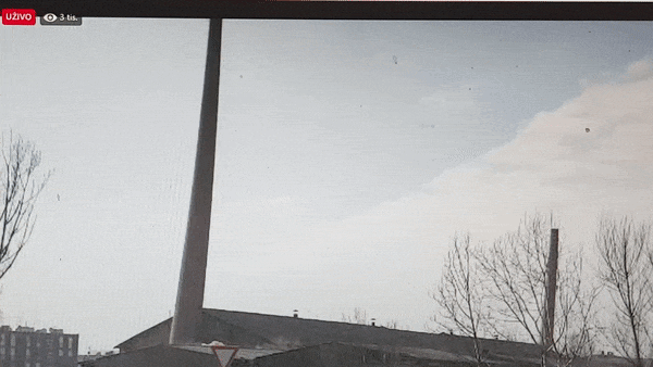 VIDEO Srušeni dimnjaci na zagrebačkom Črnomercu