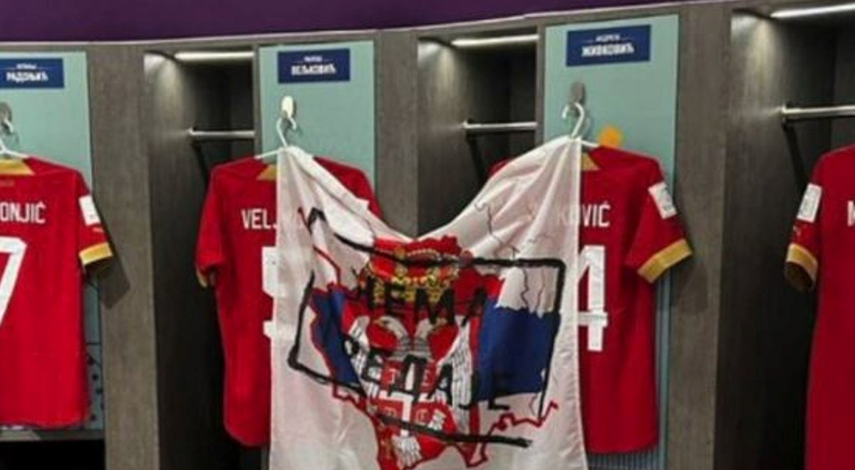FIFA pokrenula postupak protiv Srbije zbog zastave s Kosovom u svlačionici