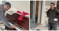 Majstori iz BiH uočili klavir u stanu koji su renovirali pa zasvirali Šabana Šaulića