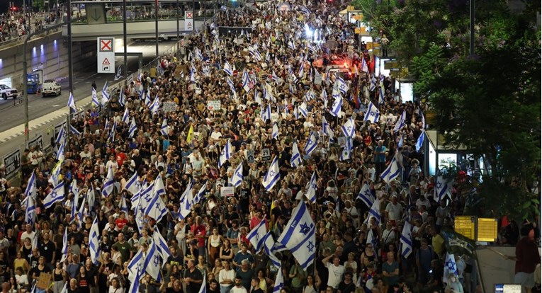 FOTO Velik prosvjed u Izraelu protiv Netanyahuove vlade