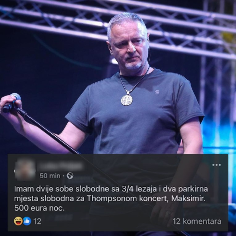 Ljudi objavljuju oglase za noćenje u Zagrebu za Thompsonov koncert. Ništa ispod 500 €