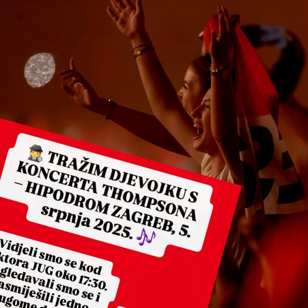 Gomila tipova sad traži cure koje su vidjeli na Thompsonovom koncertu na Hipodromu