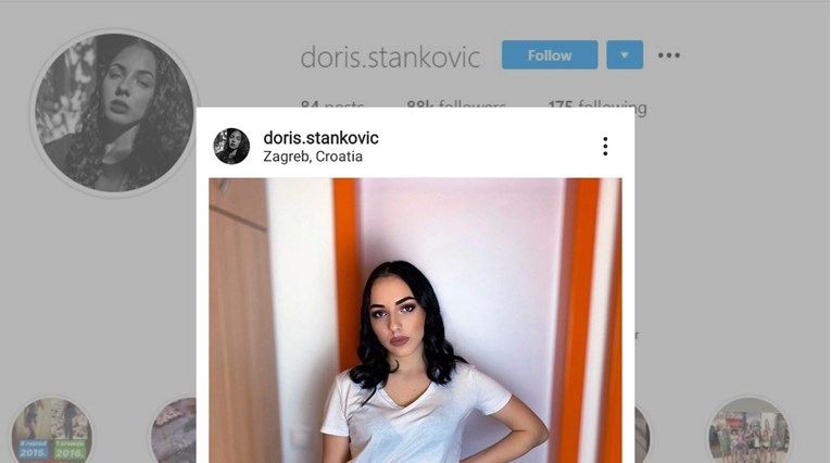 Evo što se dogodilo s Instagramom influencerice Doris nakon drame s Matanićem