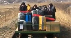 VIDEO Ruski diplomati zbog covida napustili Sjevernu Koreju na željezničkim kolicima