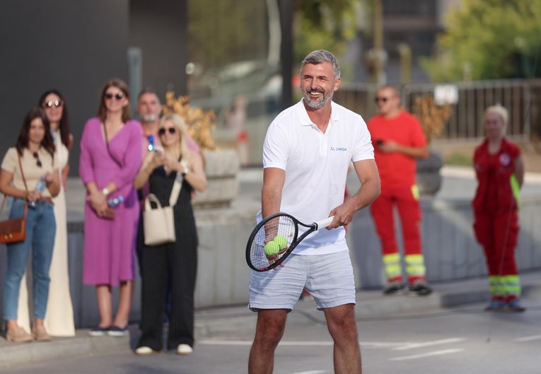 Ivanišević igrao tenis u sklopu Sarajevo Film Festivala, bio je dobro raspoložen