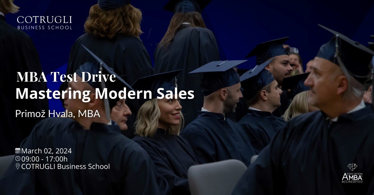 Iskusite MBA Test Drive s COTRUGLI Business School