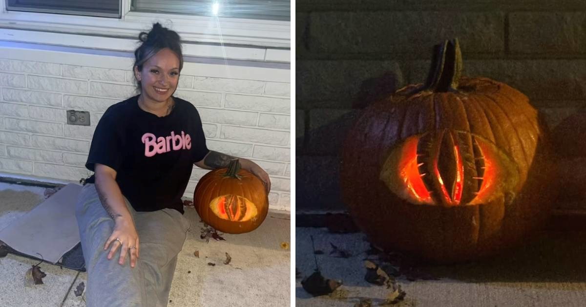 Napravila Sauronovo oko na bundevi, mnogi vide nešto sasvim drugo 😂