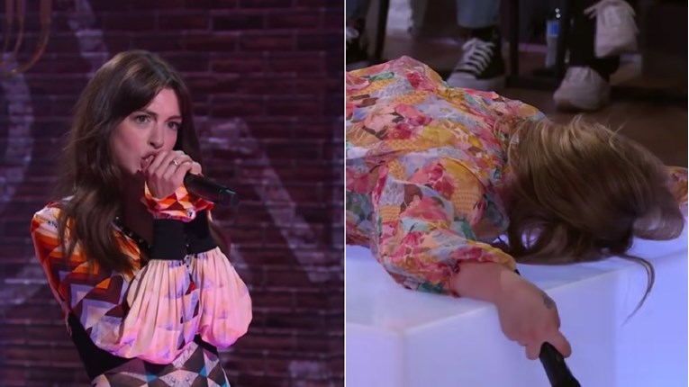 VIDEO Kad je Anne Hathaway zapjevala, slavna pjevačica pala je na pod