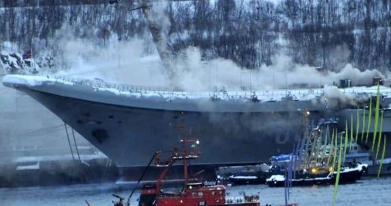 Izbio manji požar na jedinom ruskom nosaču aviona, posada evakuirana