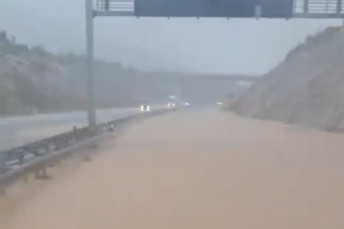 VIDEO Pogledajte kako je izgledala A1 jutros, bila je zatvorena za promet