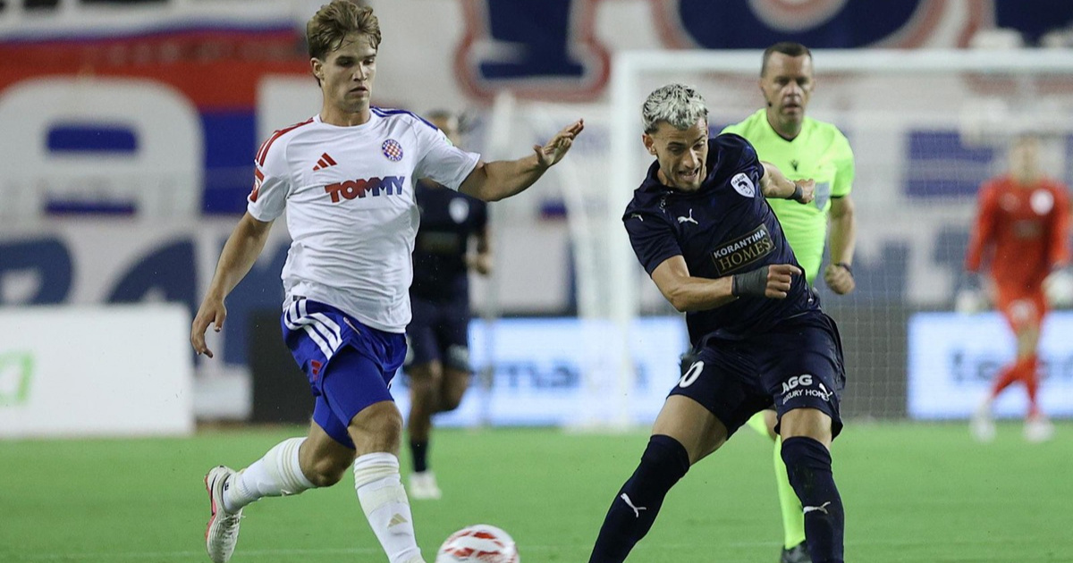 UŽIVO Hajduk bolji u prvom poluvremenu. Pajaziti u opasnosti od crvenog kartona