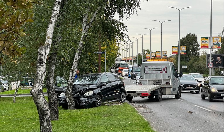 Na zagrebačkim Krugama se zabila u stablo