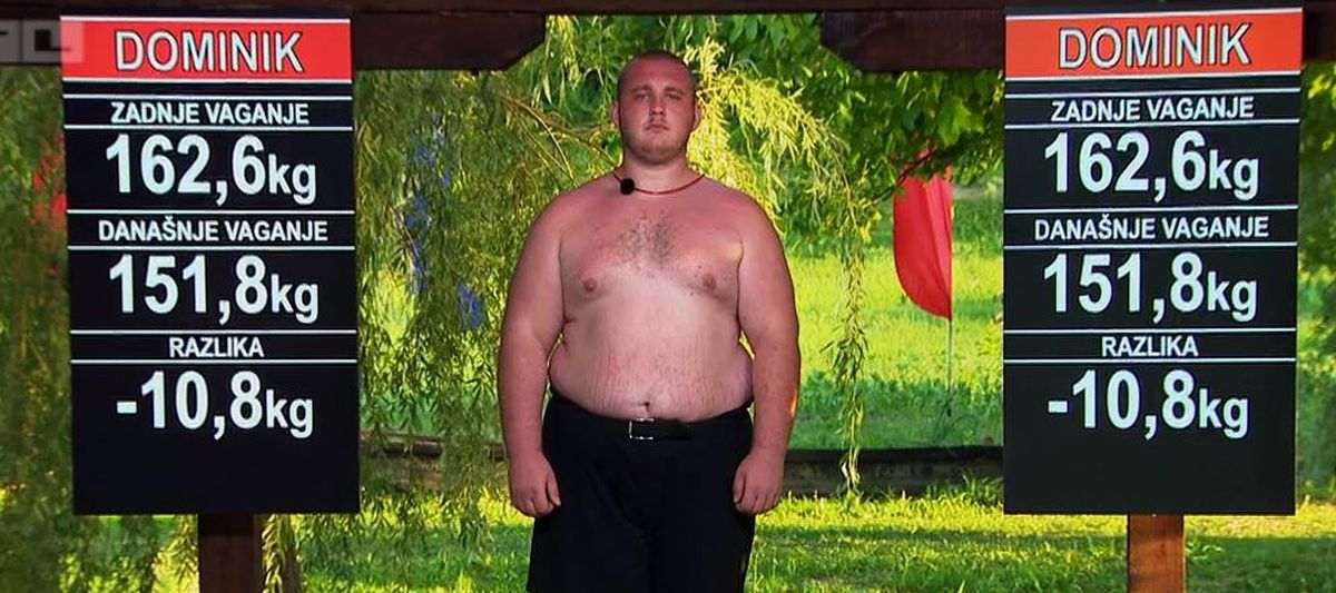 Život na vagi: Dominik u tjedan dana skinuo skoro 11 kilograma
