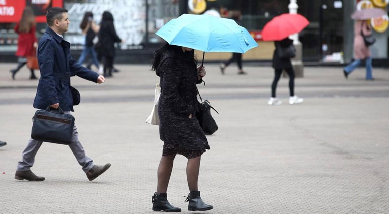Danas pretežno oblačno s kišom, temperature do 19 stupnjeva
