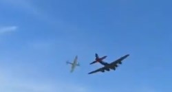 U SAD-u se sudarila dva aviona iz Drugog svjetskog rata, objavljene snimke